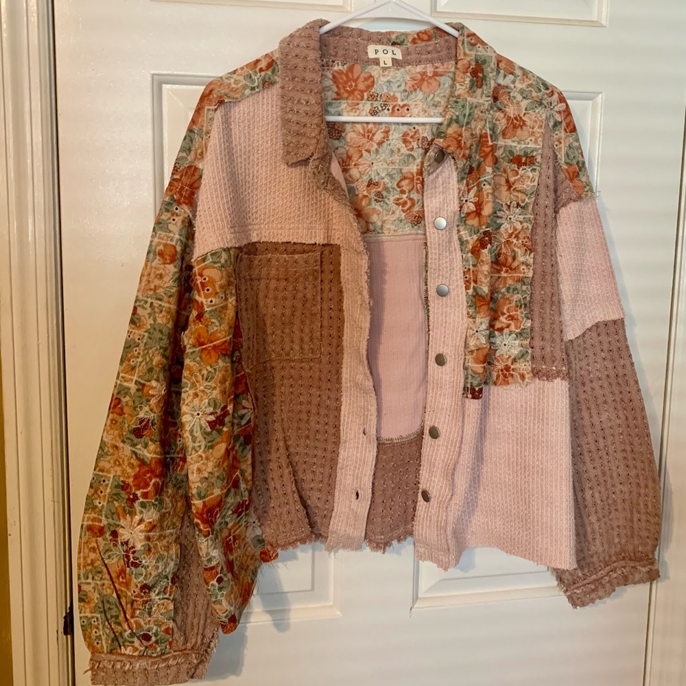 Pol Floral Patchwork Jacket - image 1